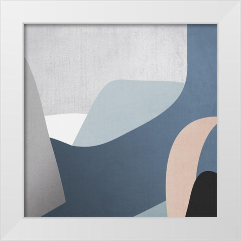 Facade White Modern Wood Framed Art Print by Urban Road