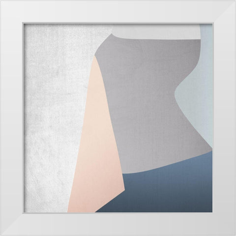 Belvedere White Modern Wood Framed Art Print by Urban Road
