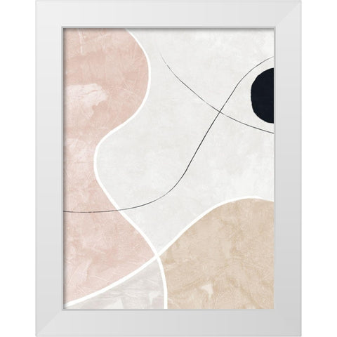 Cultivate White Modern Wood Framed Art Print by Urban Road