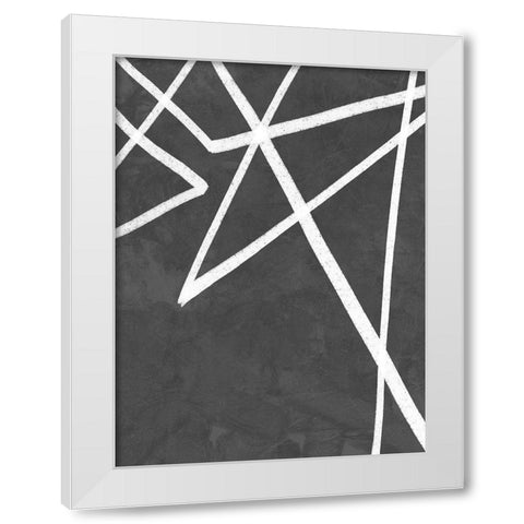 Disengage White Modern Wood Framed Art Print by Urban Road