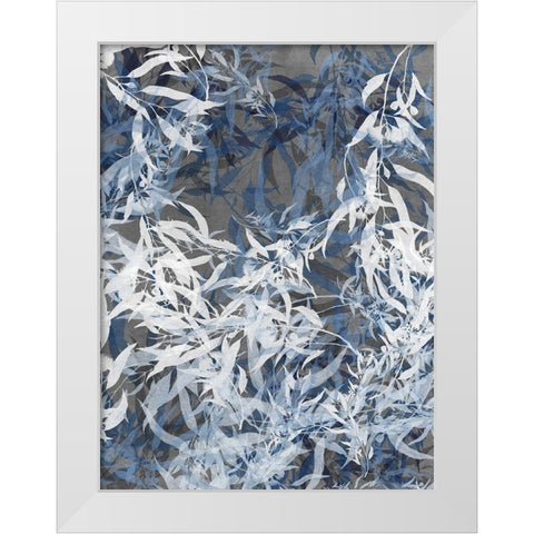Silhouette I White Modern Wood Framed Art Print by Urban Road