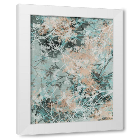 Impression I White Modern Wood Framed Art Print by Urban Road