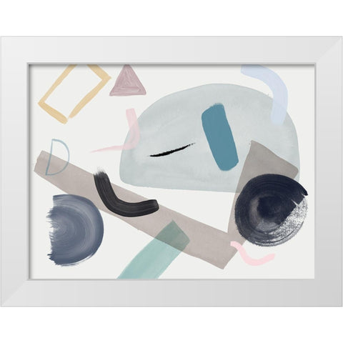 Picturesque White Modern Wood Framed Art Print by Urban Road