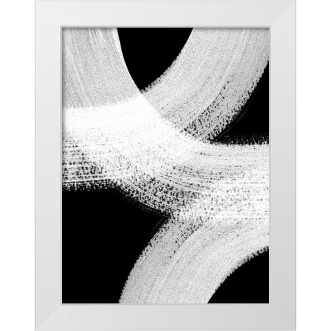 Provocation II White Modern Wood Framed Art Print by Urban Road
