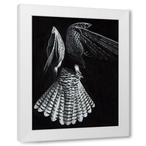 Fully Fledged White Modern Wood Framed Art Print by Urban Road
