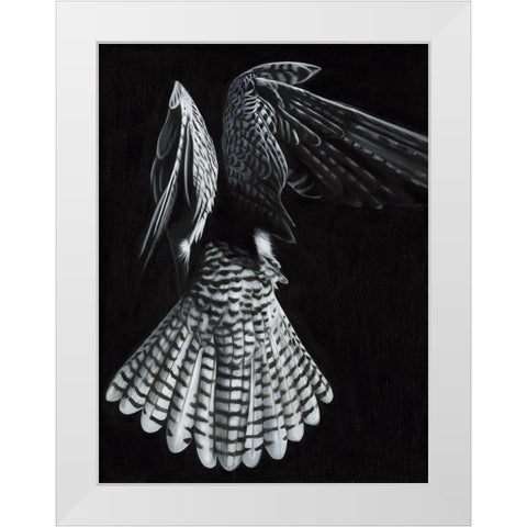 Fully Fledged White Modern Wood Framed Art Print by Urban Road