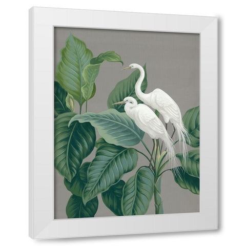 Paper Crane II White Modern Wood Framed Art Print by Urban Road