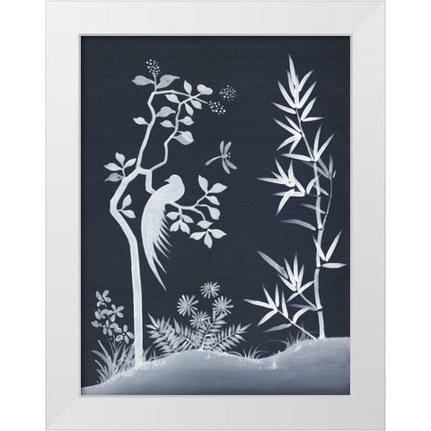 Zen Garden II White Modern Wood Framed Art Print by Urban Road