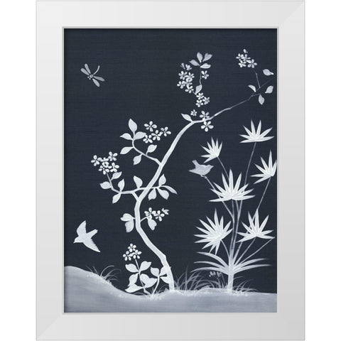 Zen Garden III White Modern Wood Framed Art Print by Urban Road