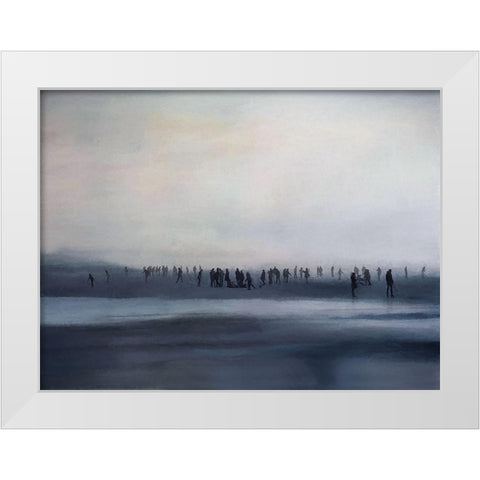 Sound of SIlence White Modern Wood Framed Art Print by Urban Road