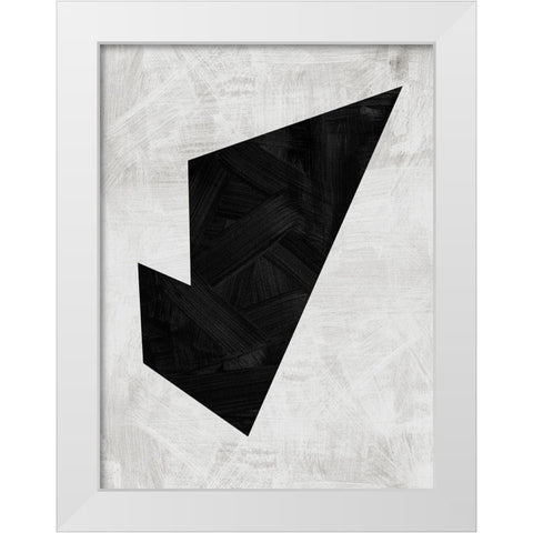 Tessellate White Modern Wood Framed Art Print by Urban Road