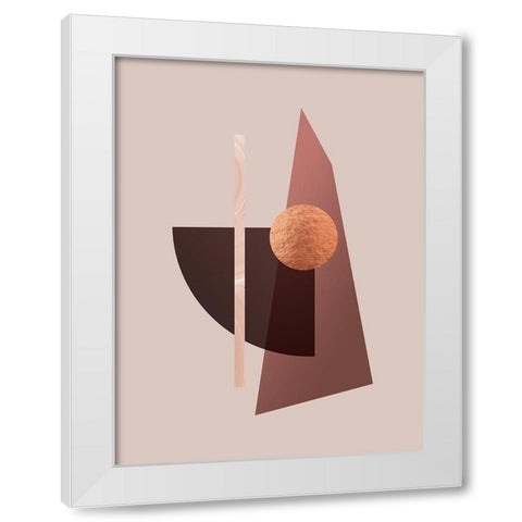 Chronology Poster White Modern Wood Framed Art Print by Urban Road