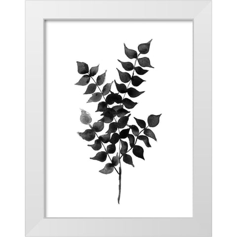 Cedar Black Poster White Modern Wood Framed Art Print by Urban Road
