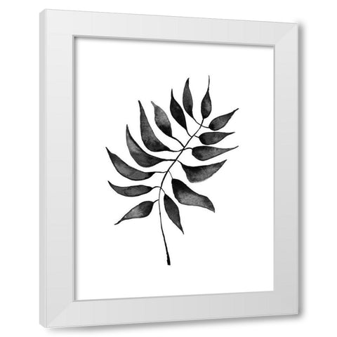 Oak Black Poster White Modern Wood Framed Art Print by Urban Road