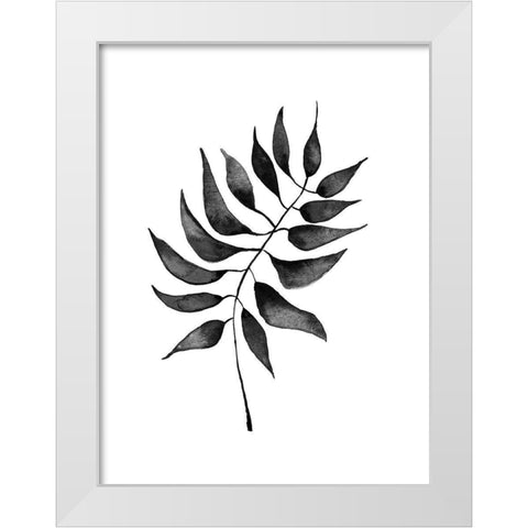 Oak Black Poster White Modern Wood Framed Art Print by Urban Road