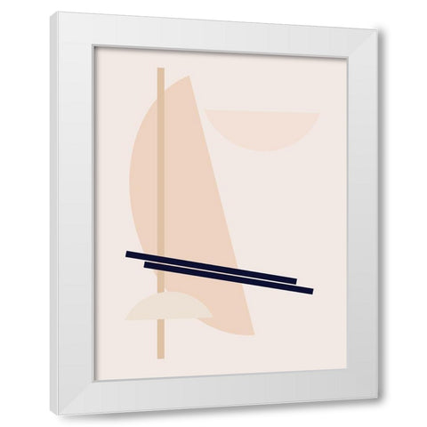 Tempo Poster White Modern Wood Framed Art Print by Urban Road