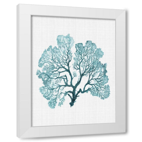 Jamaica Turquoise Poster White Modern Wood Framed Art Print by Urban Road