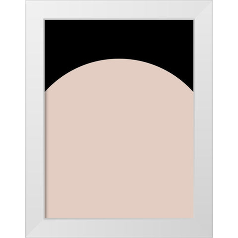 Arc I Poster White Modern Wood Framed Art Print by Urban Road