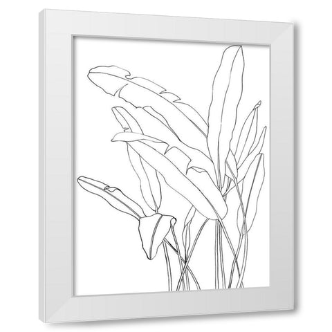 Cabello Poster White Modern Wood Framed Art Print by Urban Road