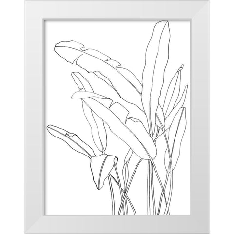 Cabello Poster White Modern Wood Framed Art Print by Urban Road
