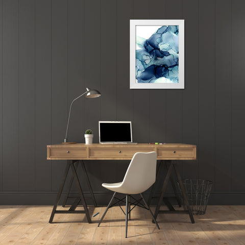 Blueberry II Poster White Modern Wood Framed Art Print by Urban Road