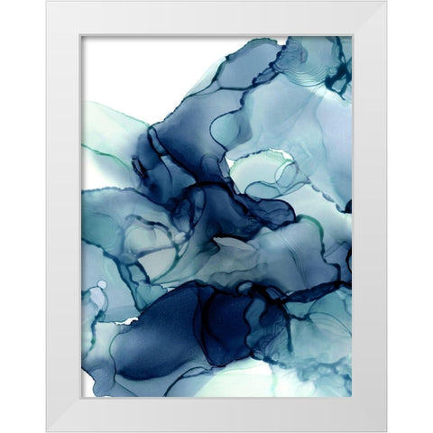 Blueberry II Poster White Modern Wood Framed Art Print by Urban Road