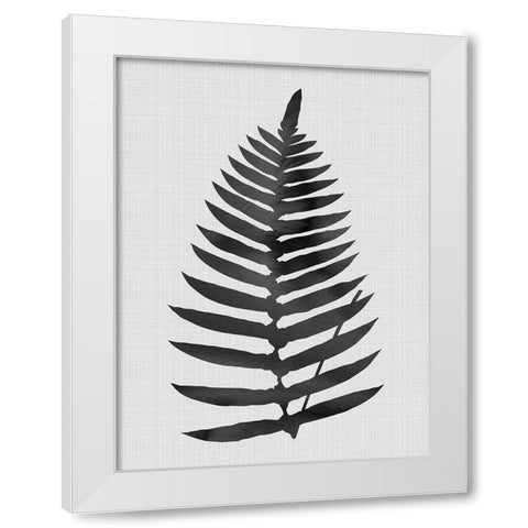 Beech Black Poster White Modern Wood Framed Art Print by Urban Road