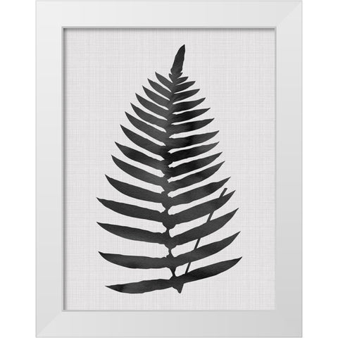 Beech Black Poster White Modern Wood Framed Art Print by Urban Road