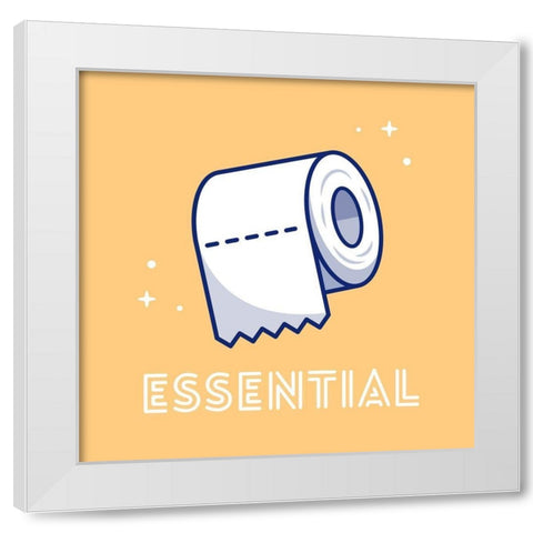 Artsy Quotes Quote: Essential Goods White Modern Wood Framed Art Print by ArtsyQuotes