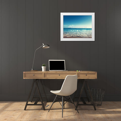 Artsy Quotes Quote: You Only Fail White Modern Wood Framed Art Print by ArtsyQuotes