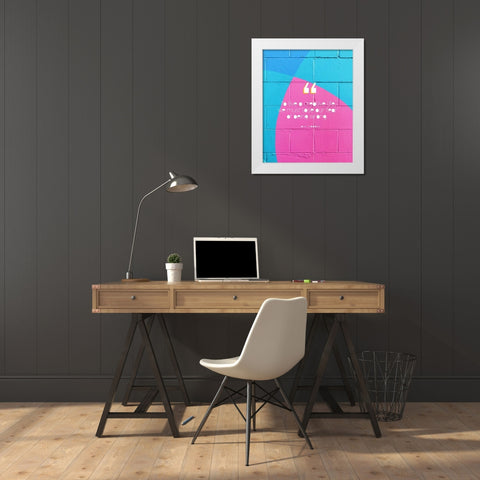 John Wooden Quote: Live a Creative Life White Modern Wood Framed Art Print by ArtsyQuotes
