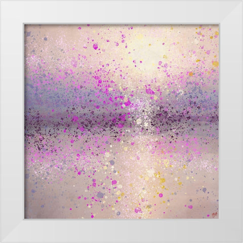 Lake Reflection I White Modern Wood Framed Art Print by Wiley, Marta