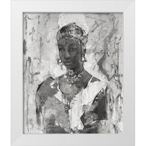 Tranquilty V White Modern Wood Framed Art Print by Wiley, Marta