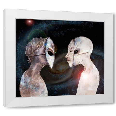 Hybrid VI White Modern Wood Framed Art Print by Wiley, Marta