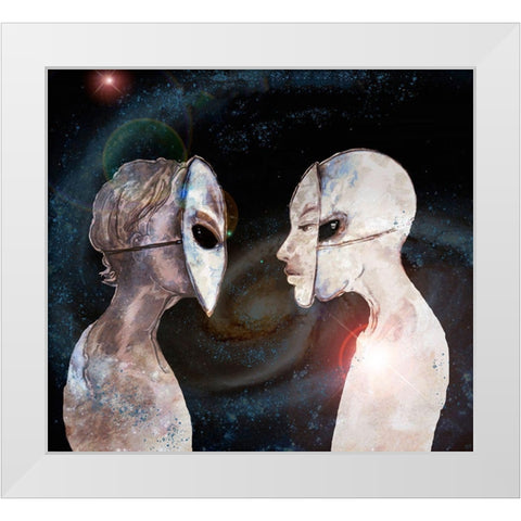 Hybrid VI White Modern Wood Framed Art Print by Wiley, Marta