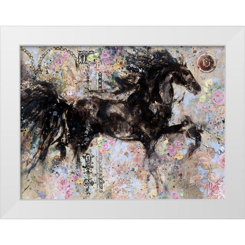 Floral Lepa Zena I White Modern Wood Framed Art Print by Wiley, Marta