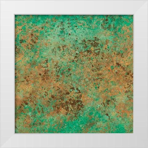 Patina III White Modern Wood Framed Art Print by Wiley, Marta