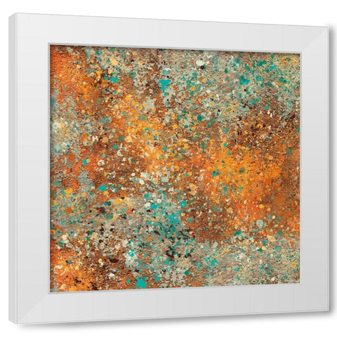 Patina III White Modern Wood Framed Art Print by Wiley, Marta