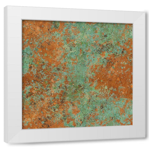 Patina III White Modern Wood Framed Art Print by Wiley, Marta