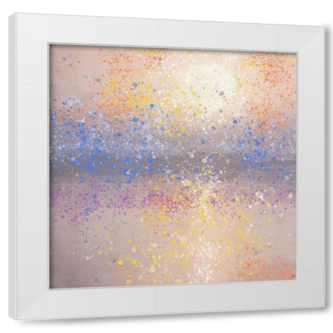 Lake Reflection VI White Modern Wood Framed Art Print by Wiley, Marta