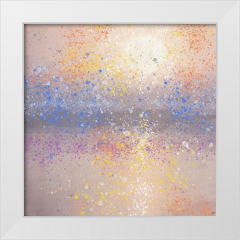 Lake Reflection VI White Modern Wood Framed Art Print by Wiley, Marta