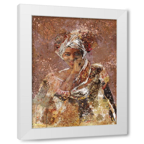 Sepia African Dreams White Modern Wood Framed Art Print by Wiley, Marta