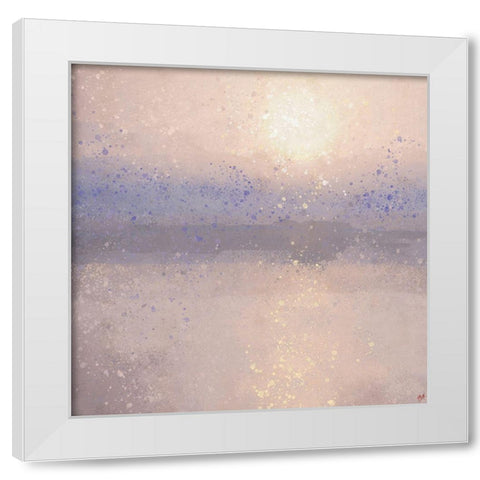 Lake Reflection VII White Modern Wood Framed Art Print by Wiley, Marta