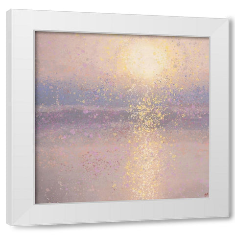 Lake Reflection VIIII White Modern Wood Framed Art Print by Wiley, Marta