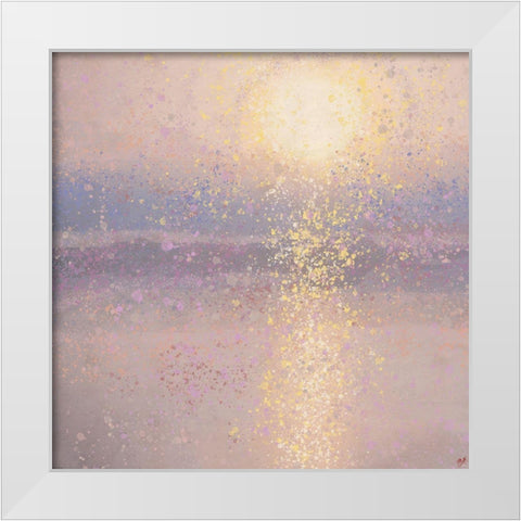 Lake Reflection VIIII White Modern Wood Framed Art Print by Wiley, Marta