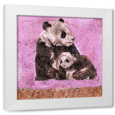 Fibonacci Panda IIII White Modern Wood Framed Art Print by Wiley, Marta