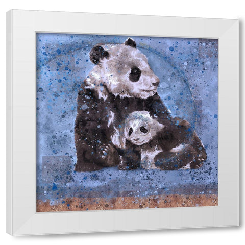 Fibonacci Panda VIII White Modern Wood Framed Art Print by Wiley, Marta