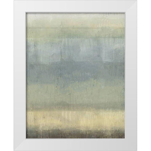 Soft Abstract White Modern Wood Framed Art Print by Wiley, Marta