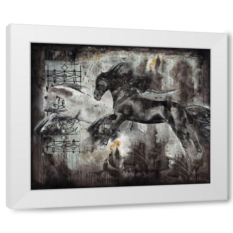 Romance White Modern Wood Framed Art Print by Wiley, Marta
