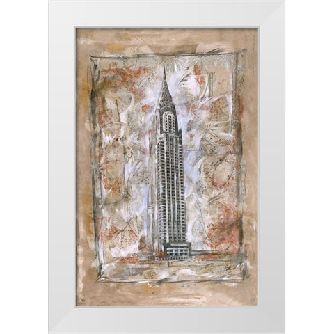 Hook White Modern Wood Framed Art Print by Wiley, Marta